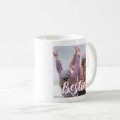 Besties Script Friends Keepsake Photo Koffiemok (Voorkant rechts)