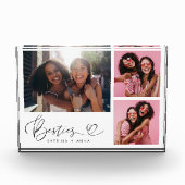 Besties Script Hart Collage Fotoblokken (Voorkant)