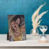 Besties Script Overlay Vriendschapsfoto Fotoplaat (Zijkant)