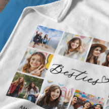 Besties Ten Fotocollage Modern Script BBF