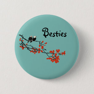 Besties Twee vogels op de Button van de boomafdeli
