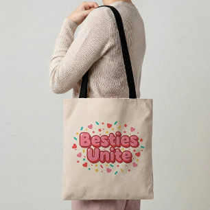 Besties Unite Vriendschaps Tote Tas Beste Vriendin