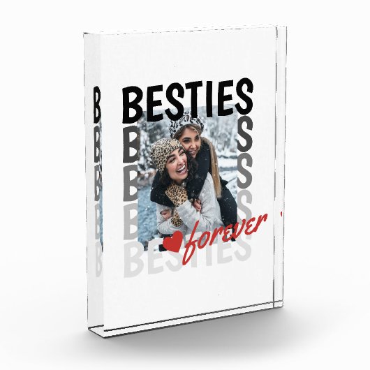 Besties voor altijd Foto-overlay Bewaarsake Fotoblokken (Links)