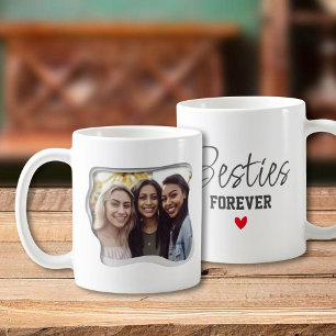 Besties voor altijd Moderne Beste Vrienden Foto Koffiemok