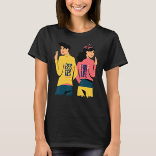 Besties voor het leven Beste Vriend 4ever Vriendsc T-shirt