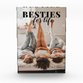 Besties voor het leven Voeg je fotoblok toe (Voorkant)
