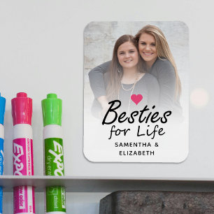 Besties voor Life Script Beste Vrienden Foto & Har Magneet