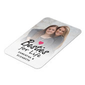 Besties voor Life Script Beste Vrienden Foto & Har Magneet (Linkerzijde)
