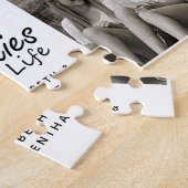 Besties voor Life Script Beste Vrienden Fotocollag Legpuzzel (Zijkant)