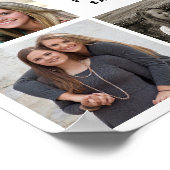 Besties voor Life Script Beste Vrienden Fotocollag Poster (Hoek)