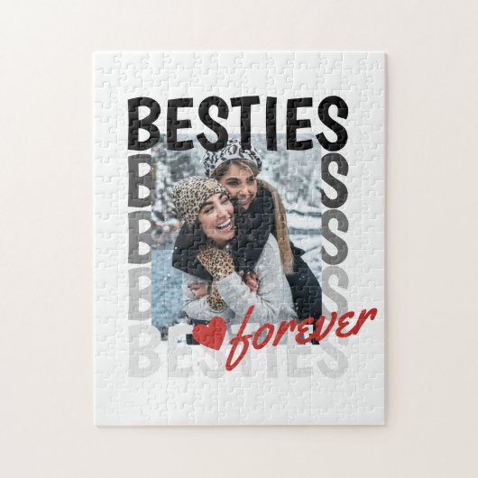 Besties voor ooit Ombre Typografie Legpuzzel (Verticaal)