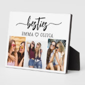 Besties Vrienden 3 Foto Vriendschap Collage Fotoplaat (Zijkant)