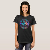 Besties Weekend, Vacation Warning Girls Trip In Pr T-shirt (Voorkant volledig)