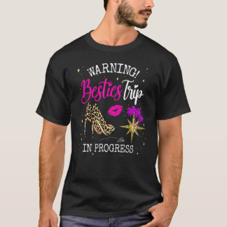 Besties Weekend, Vakantie Waarschuwing Meisjes Tri T-shirt