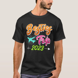 Bestiesrip 2023 Vakantie Vrienden Spring Break cad T-shirt