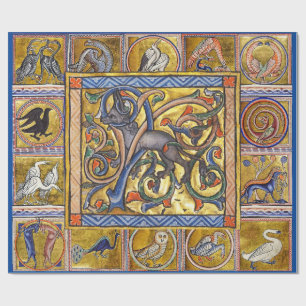 BESTIJDIG GEWICHT, ANTELOPENDE DIEREN CADEAUPAPIER