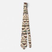 BESTIJDIGE WEEFSELGROOTTE, VLIEGTUIGEN DIE BOSSEN  STROPDAS (Voorkant)