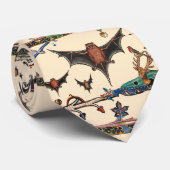 BESTIJDIGE WEEFSELGROOTTE, VLIEGTUIGEN DIE BOSSEN  STROPDAS (Opgerold)