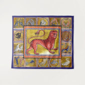 BESTIJDIGE WEEFSELS, LEOPARD, BOSSTE DIEREN WANDKLEED (Voorkant (horizontaal))