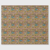 BESTIJDIGE WEIRD,UNICORN,BOSSTE DIEREN CADEAUPAPIER (Vlak)