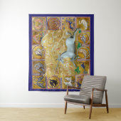 BESTIJDIGE WEIRD, UNICORN RUN, BOSSTE DIEREN WANDKLEED (In situ)