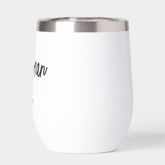 Bestman Black White Wedding (Achterkant)