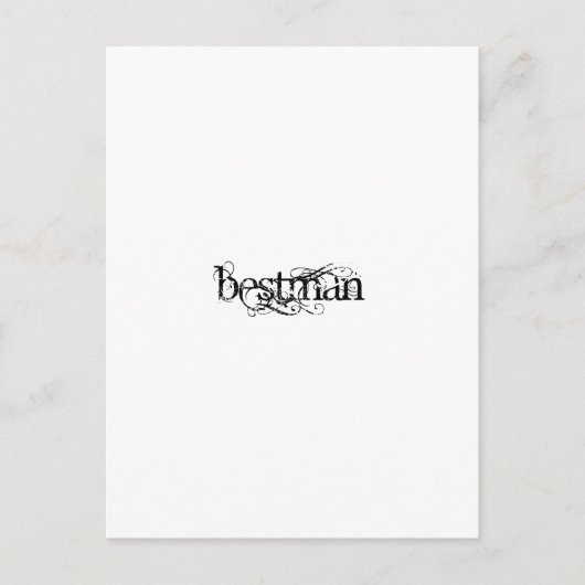Bestman Briefkaart (Voorkant)