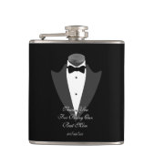BESTMAN Cadeau Gepersonaliseerde Fles Vader Bruid  Heupfles (Voorkant)