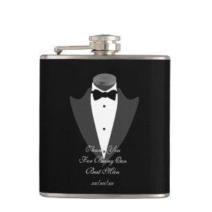 BESTMAN Gift Gepersonaliseerde Flask Vader Bruid G Heupfles