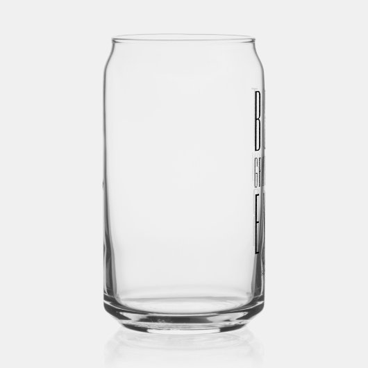 Bestman Groomsman Vader van de bruid Bruiloft Blikvorm Glas (Rechts)