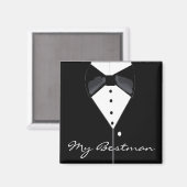 Bestman Wedding Tuxedo Magneet (Voorkant / Achterkant)