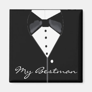 Bestman Wedding Tuxedo Magneet
