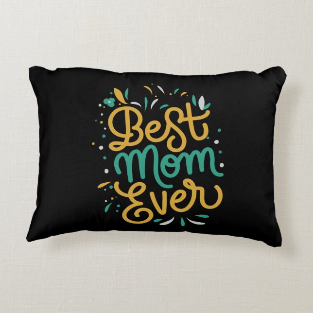 bestmom ever accent kussen (Achterkant)