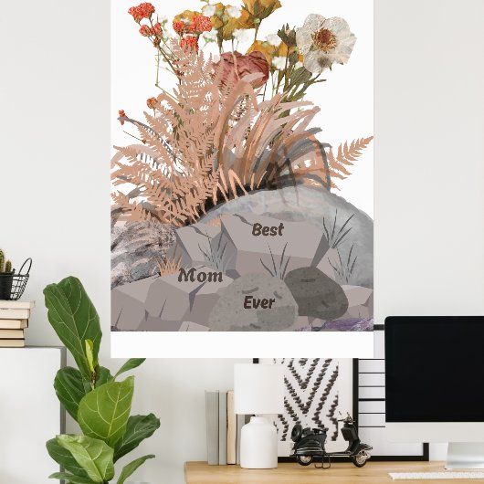 BestMomEver-Poster Poster (Thuiskantoor)