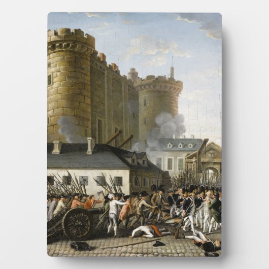 Bestorming van de Bastille Fotoplaat (voorkant)