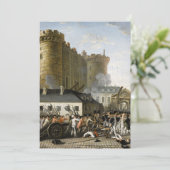 Bestorming van de Bastille Kaart (Staand voorkant)