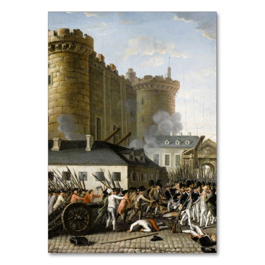 Bestorming van de Bastille Kaart (Voorkant)