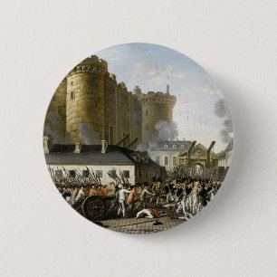 Bestorming van de Bastille Ronde Button 5,7 Cm