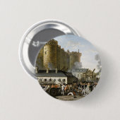 Bestorming van de Bastille Ronde Button 5,7 Cm (Voorkant /achterkant)