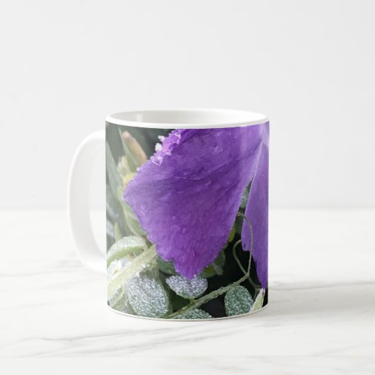 Bestoven Viooltjes Koffiemok (Voorkant links)