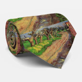 Bestoven wilgen van Vincent van Gogh Stropdas (Opgerold)