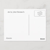 Bestraffing van een geschenk briefkaart (Achterkant)