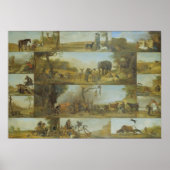 Bestraffing van een jager poster (Voorkant)