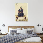 Bestraffing van tovenaars canvas afdruk (Insitu (Slaapkamer))