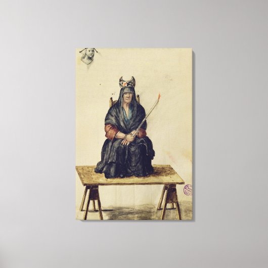 Bestraffing van tovenaars canvas afdruk (Voorkant)