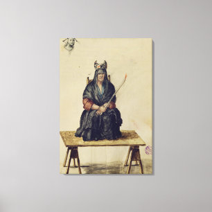 Bestraffing van tovenaars canvas afdruk