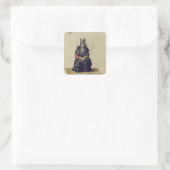 Bestraffing van tovenaars vierkante sticker (Tas)