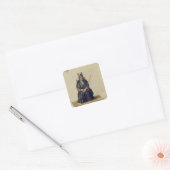Bestraffing van tovenaars vierkante sticker (Envelop)
