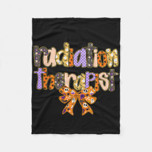 Bestralingstherapeut Halloween Coquette Pumpkin Ro Fleece Deken