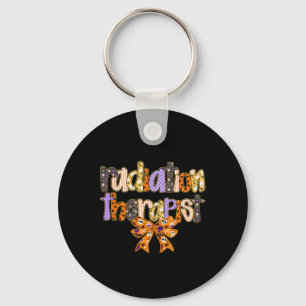 Bestralingstherapeut Halloween Coquette Pumpkin Ro Sleutelhanger